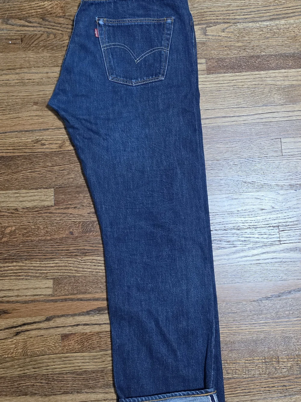 Levi's Men's Dark Blue Straight-Leg Jeans